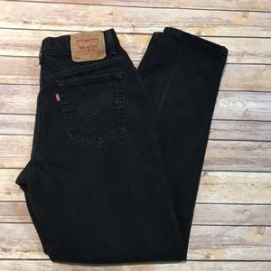 Vintage Levi’s 550 Black High Rise Mom Jeans